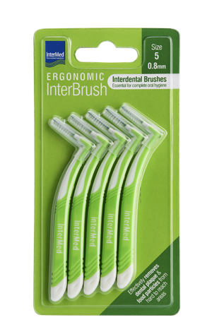 INTERMED - Ergonomic InterBrush 0.8mm (size 5) - 5τεμ.